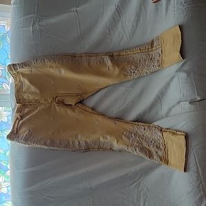 Magnolia Pearl 228 Embroidered Whistlestop Underjohn in Marigold
